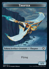 Copy // Thopter (006) Double-Sided Token [The Brothers' War Commander Tokens] | Golgari Games