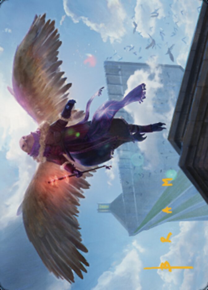 Balmor, Battlemage Captain Art Card 1 (Gold-Stamped Signature) [Dominaria United Art Series] | Local Legends