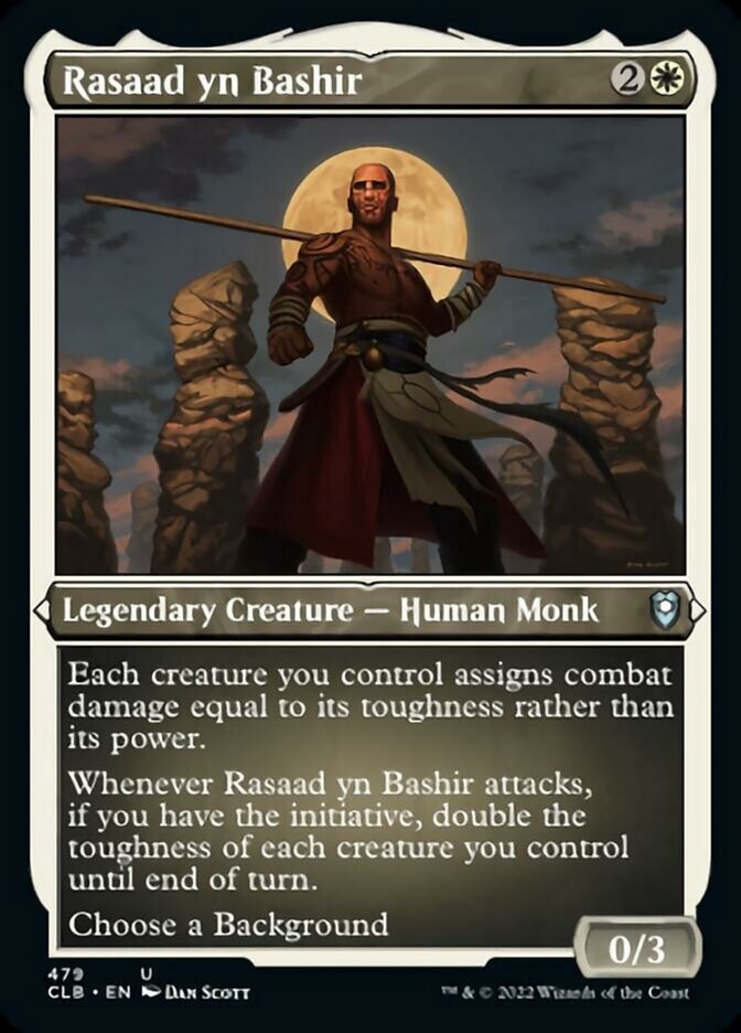 Rasaad yn Bashir (Foil Etched) [Commander Legends: Battle for Baldur's Gate] | Local Legends