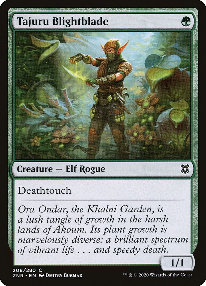 Tajuru Blightblade [Zendikar Rising] | Local Legends