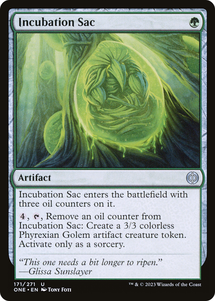 Incubation Sac [Phyrexia: All Will Be One] | Local Legends