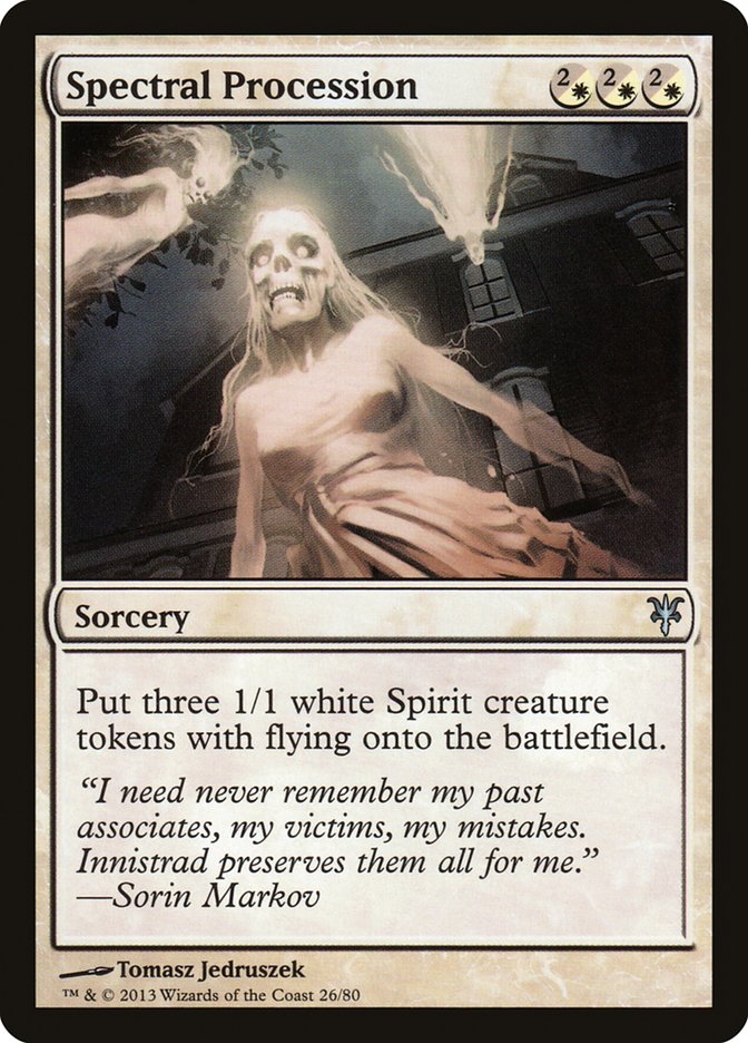 Spectral Procession [Duel Decks: Sorin vs. Tibalt] | Local Legends
