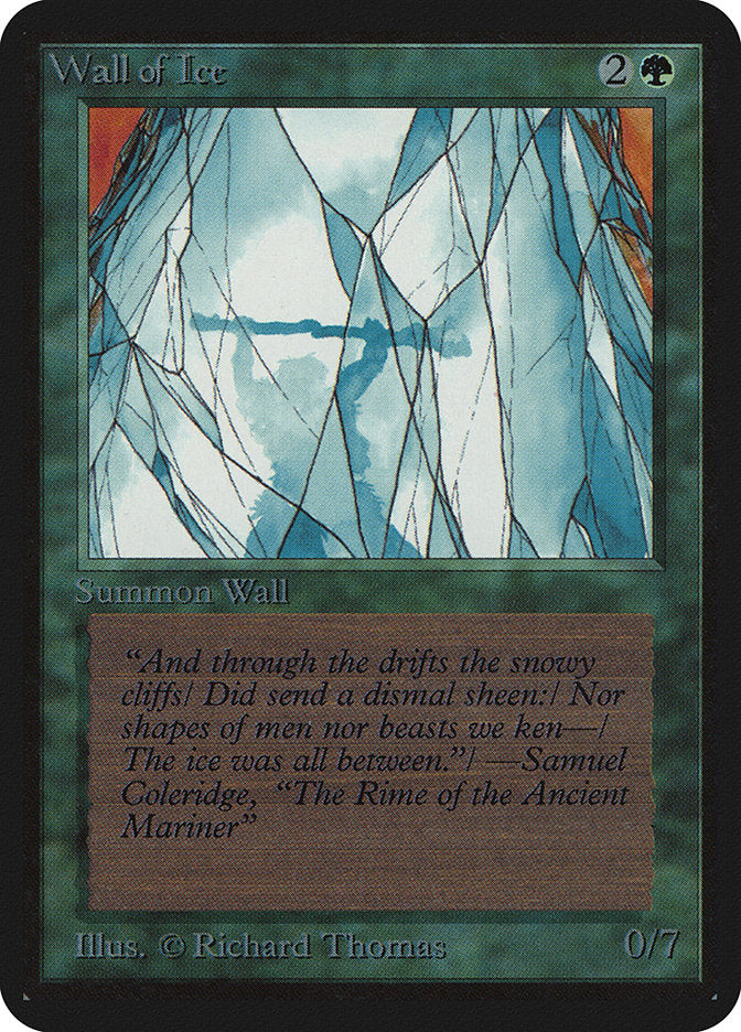 Wall of Ice [Alpha Edition] | Golgari Games