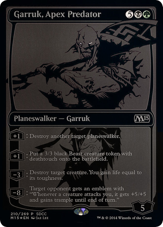 Garruk, Apex Predator [San Diego Comic-Con 2014] | Golgari Games