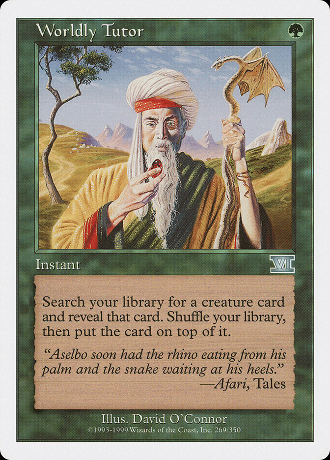 Worldly Tutor [Classic Sixth Edition] | Golgari Games