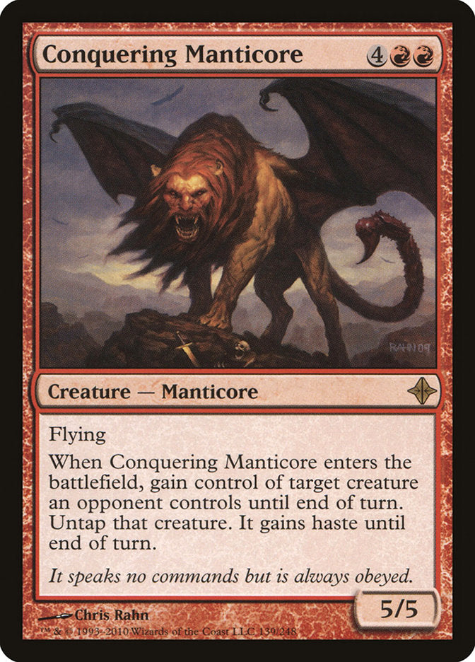 Conquering Manticore [Rise of the Eldrazi] | Local Legends
