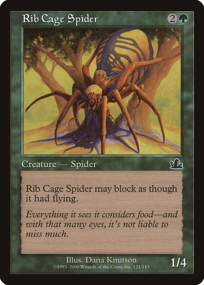 Rib Cage Spider [Prophecy] | Golgari Games