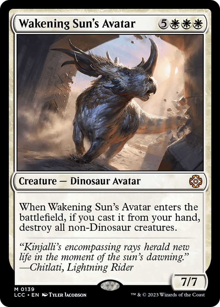 Wakening Sun's Avatar [The Lost Caverns of Ixalan Commander] | Golgari Games