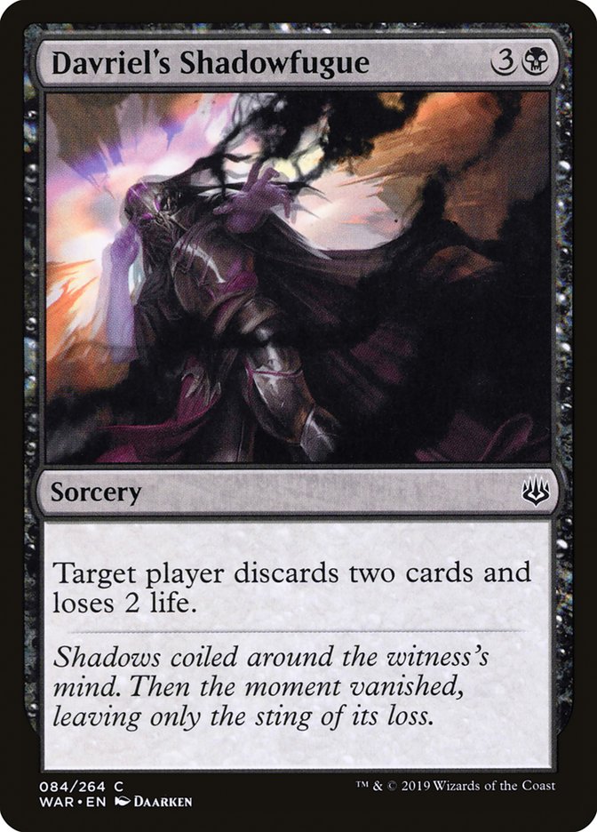 Davriel's Shadowfugue [War of the Spark] | Local Legends
