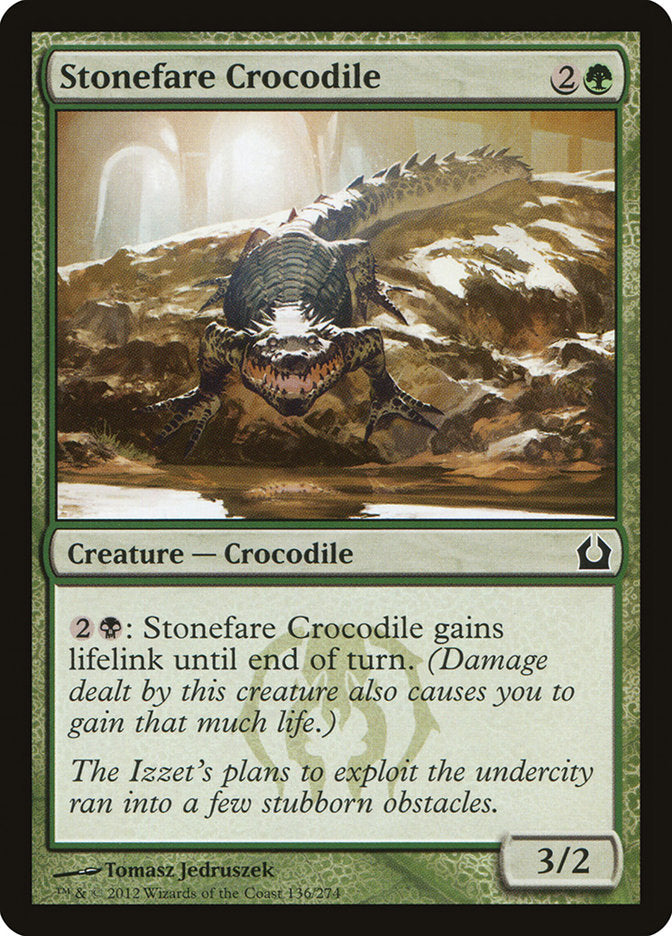 Stonefare Crocodile [Return to Ravnica] | Golgari Games