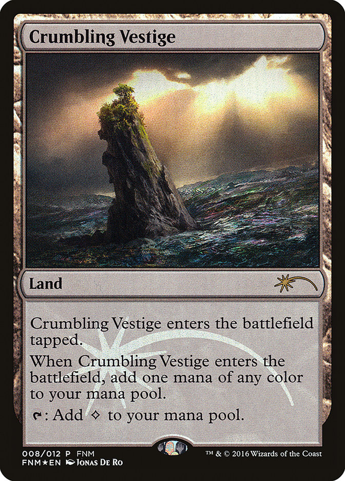 Crumbling Vestige [Friday Night Magic 2016] | Golgari Games