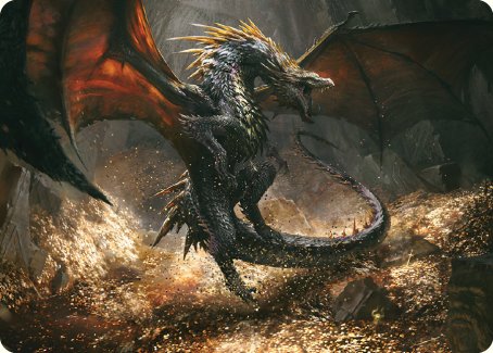 Cavern-Hoard Dragon Art Card [The Lord of the Rings: Tales of Middle-earth Art Series] | Local Legends