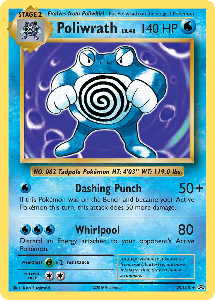 Poliwrath (25/108) [XY: Evolutions] | Golgari Games