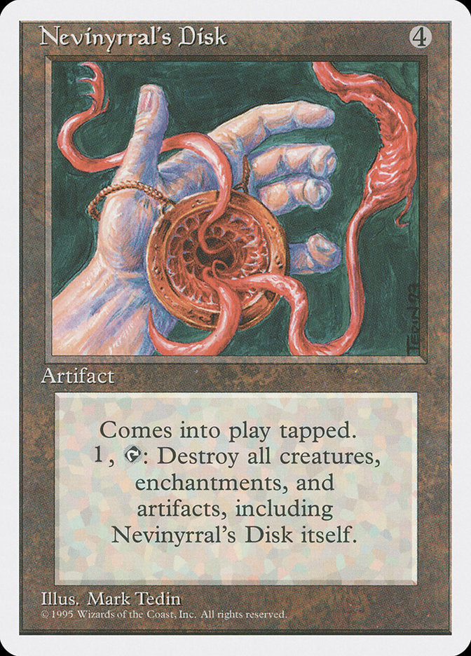 Nevinyrral's Disk [Fourth Edition] | Golgari Games