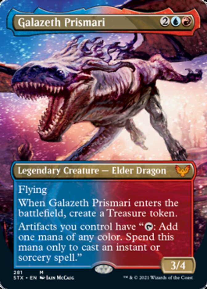 Galazeth Prismari (Borderless Alternate Art) [Strixhaven: School of Mages] | Golgari Games