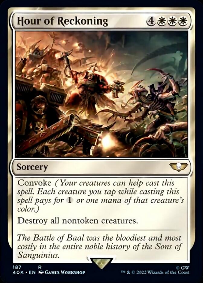 Hour of Reckoning (Surge Foil) [Universes Beyond: Warhammer 40,000] | Local Legends