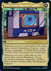 Soundwave, Sonic Spy // Soundwave, Superior Captain [Universes Beyond: Transformers] | Local Legends