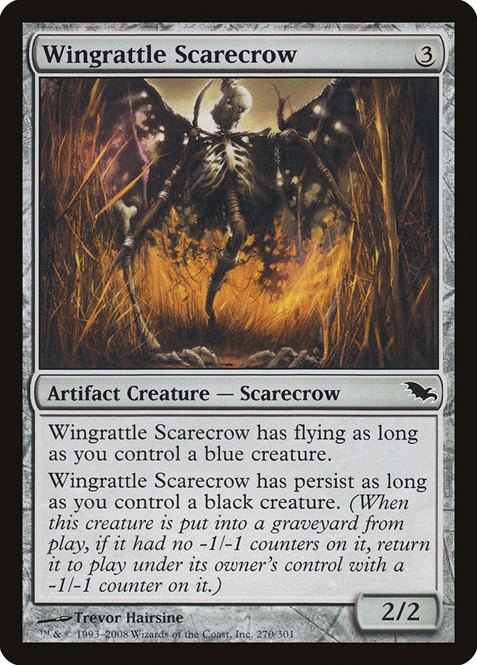 Wingrattle Scarecrow [Shadowmoor] | Golgari Games