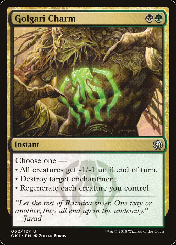 Golgari Charm [Guilds of Ravnica Guild Kit] | Golgari Games