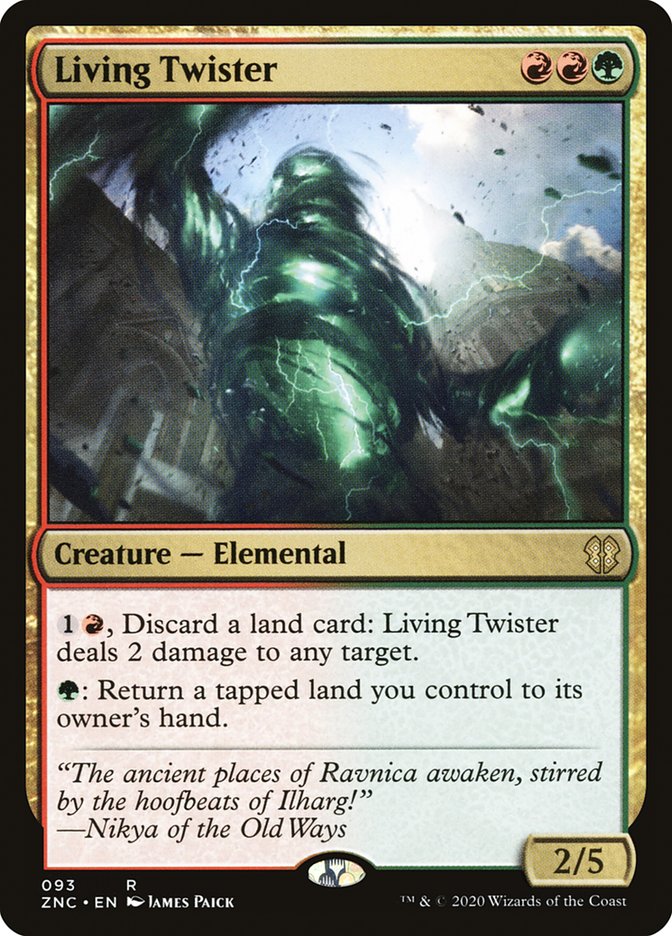 Living Twister [Zendikar Rising Commander] | Golgari Games