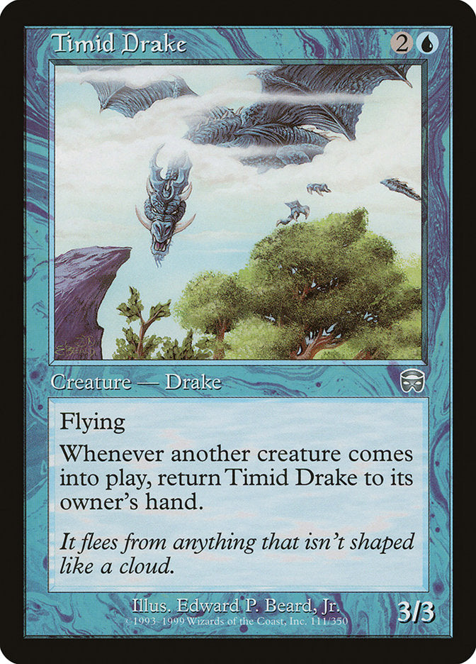 Timid Drake [Mercadian Masques] | Local Legends