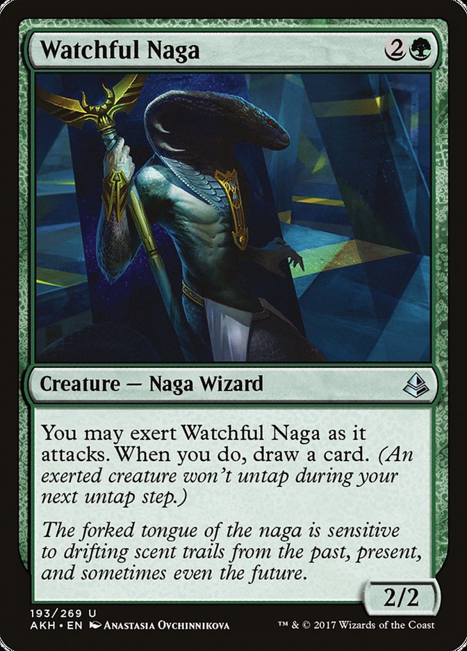 Watchful Naga [Amonkhet] | Golgari Games