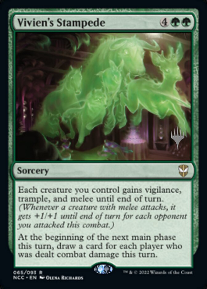 Vivien's Stampede (Promo Pack) [Streets of New Capenna Commander Promos] | Local Legends