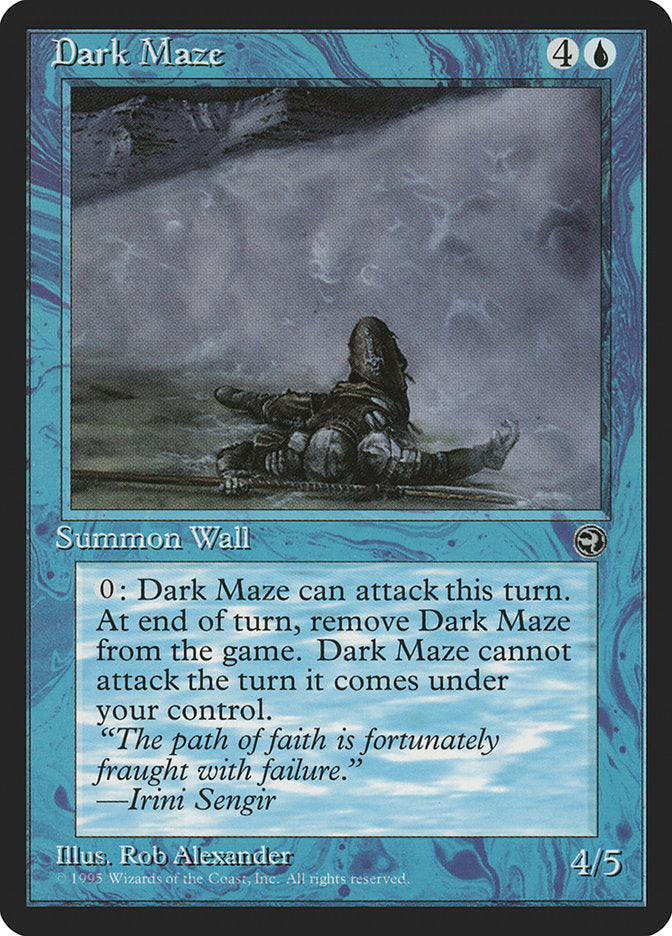 Dark Maze (Irini Sengir Flavor Text) [Homelands] | Local Legends