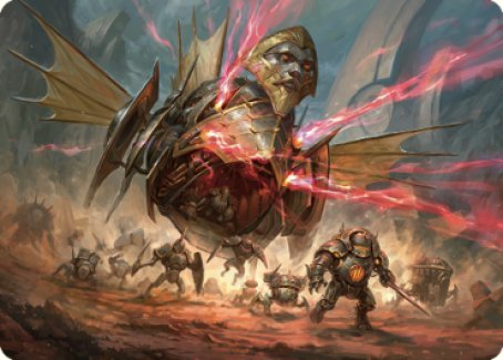 Liberator, Urza's Battlethopter Art Card [The Brothers' War Art Series] | Golgari Games