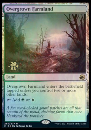 Overgrown Farmland [Innistrad: Midnight Hunt Prerelease Promos] | Local Legends