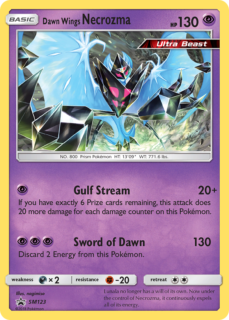 Dawn Wings Necrozma (SM123) [Sun & Moon: Black Star Promos] | Golgari Games