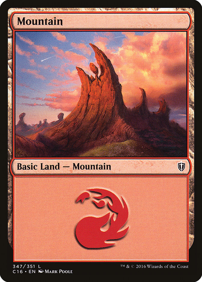 Mountain (347) [Commander 2016] | Local Legends
