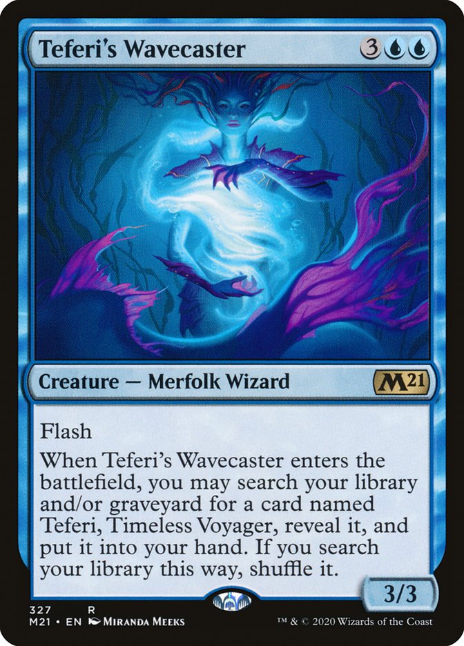 Teferi's Wavecaster [Core Set 2021] | Local Legends