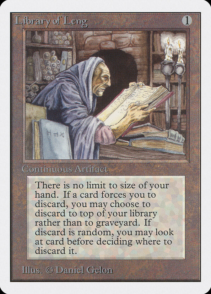 Library of Leng [Unlimited Edition] | Golgari Games