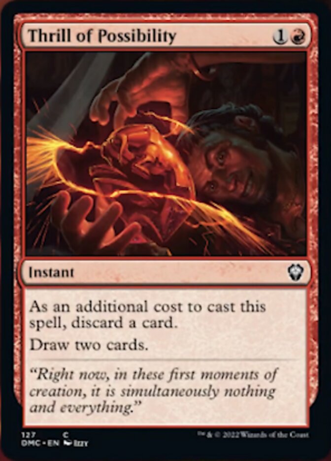 Thrill of Possibility [Dominaria United Commander] | Local Legends