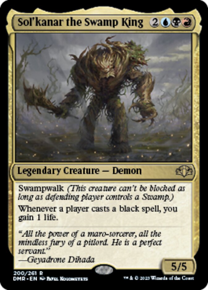Sol'kanar the Swamp King [Dominaria Remastered] | Local Legends