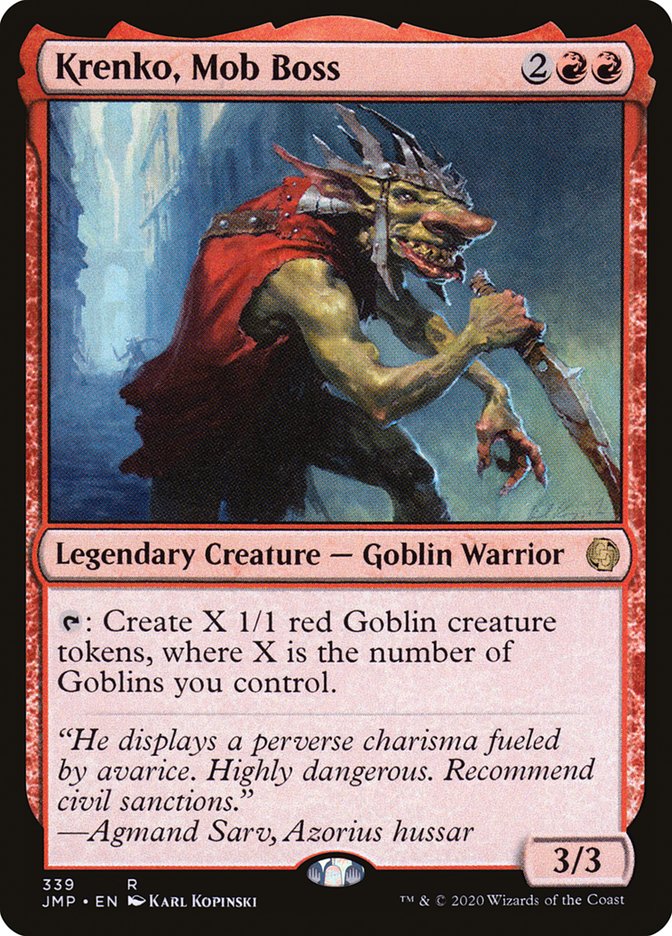 Krenko, Mob Boss [Jumpstart] | Local Legends