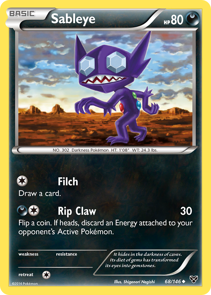 Sableye (68/146) [XY: Base Set] | Golgari Games