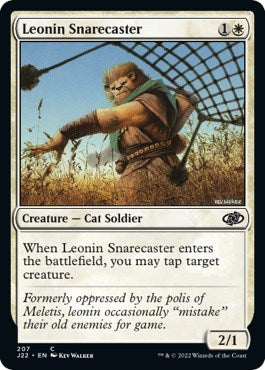 Leonin Snarecaster [Jumpstart 2022] | Golgari Games