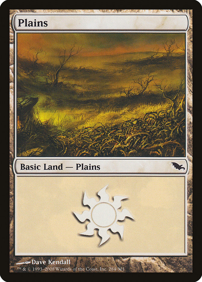 Plains (284) [Shadowmoor] | Golgari Games