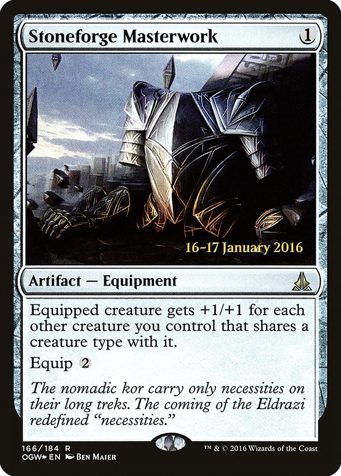 Stoneforge Masterwork [Oath of the Gatewatch Prerelease Promos] | Local Legends