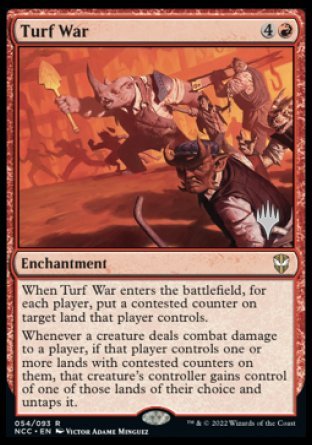 Turf War (Promo Pack) [Streets of New Capenna Commander Promos] | Local Legends