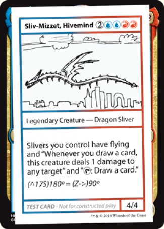 Sliv-Mizzet, Hivemind (2021 Edition) [Mystery Booster Playtest Cards] | Golgari Games