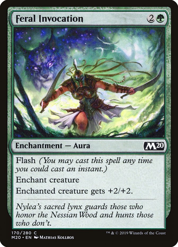 Feral Invocation [Core Set 2020] | Local Legends