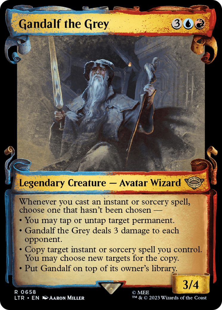 Gandalf the Grey [The Lord of the Rings: Tales of Middle-Earth Showcase Scrolls] | Golgari Games