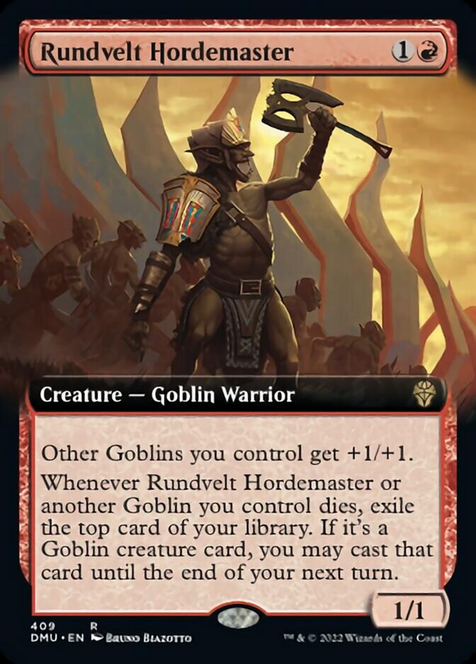 Rundvelt Hordemaster (Extended Art) [Dominaria United] | Local Legends