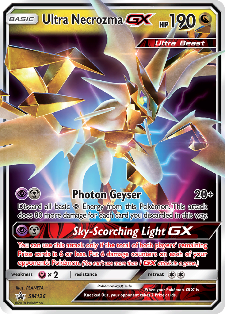 Ultra Necrozma GX (SM126) [Sun & Moon: Black Star Promos] | Golgari Games