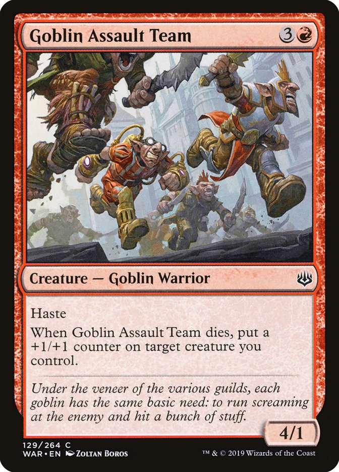 Goblin Assault Team [War of the Spark] | Local Legends