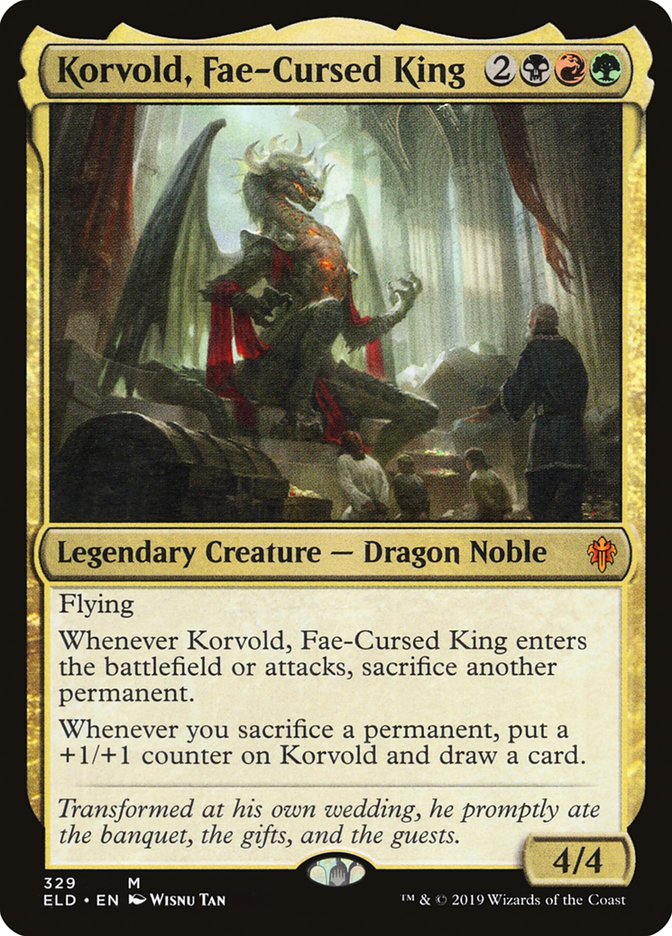 Korvold, Fae-Cursed King [Throne of Eldraine] | Golgari Games