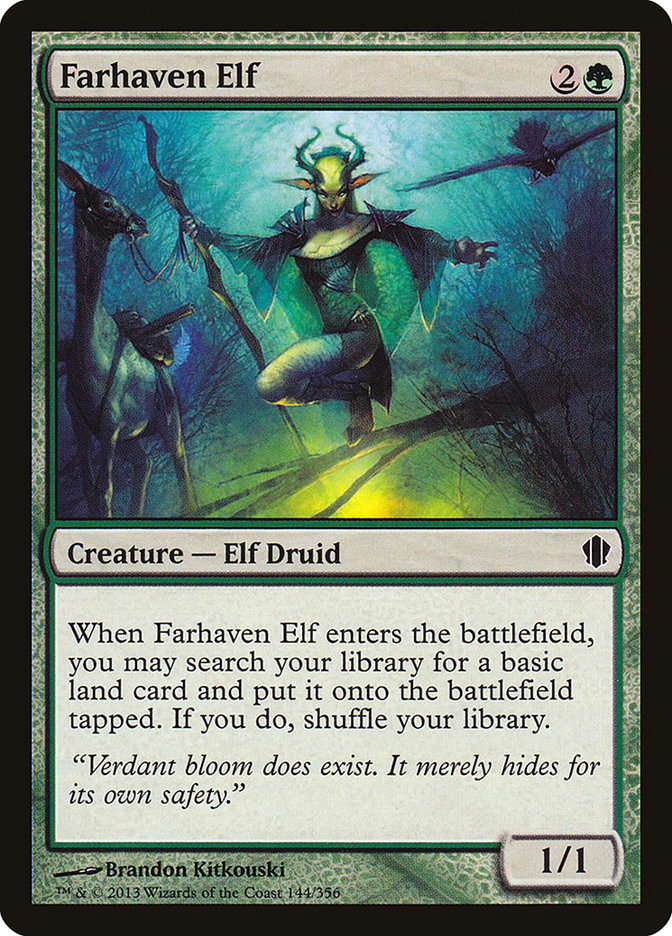 Farhaven Elf [Commander 2013] | Golgari Games